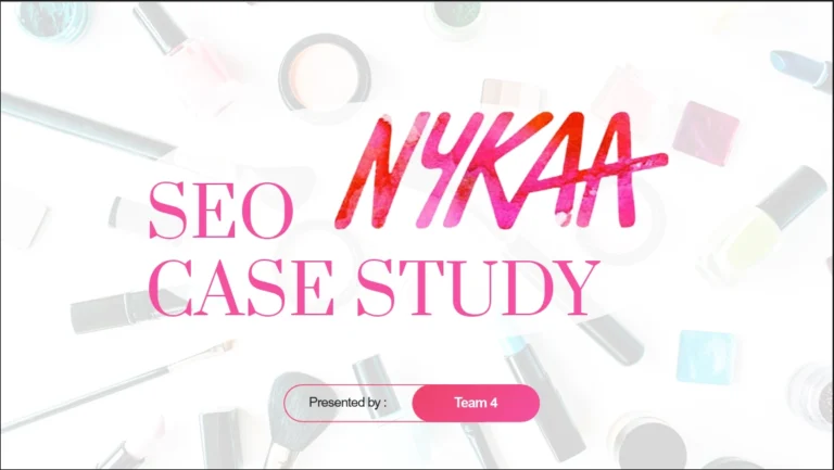 case presentation of Nykaa by my team